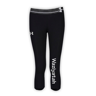 WAZIYATAH GIRLS UNDER ARMOUR HEAT GEAR ALPHA CAPRI