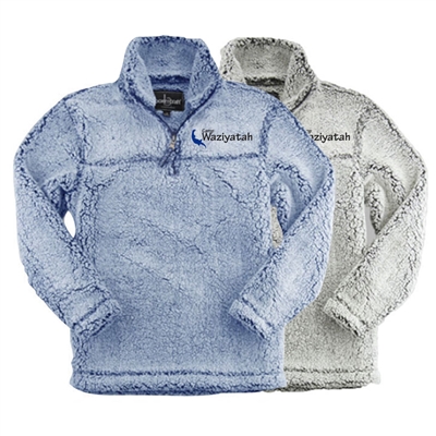 WAZIYATAH SHERPA 1/4 ZIP PULLOVER