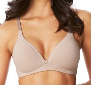 WARN0141A - Warner's Invisible Bliss Cotton Wirefree Bra