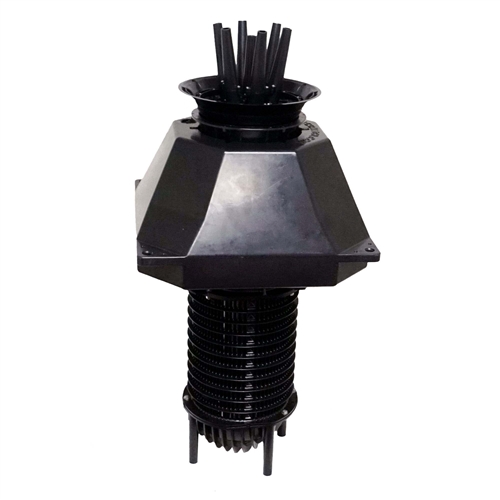 Aqua Control Floating Fountain with Weatherproof Control Box 19" Black Float and 2.5 HP Pump with 200' Cord - APF2.5HP-200