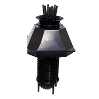 Aqua Control Floating Fountain with Weatherproof Control Box 19" Black Float and 2 HP Pump with 200' Cord - APF2HP-200