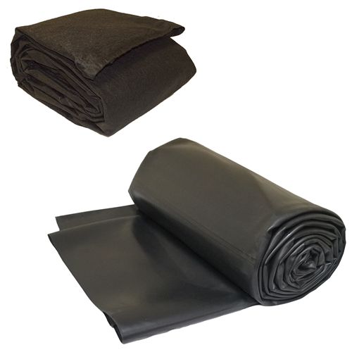 Anjon LifeGuard 8 ft. x 10 ft. 60 Mil EPDM Pond Liner and Underlayment Combo