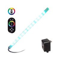 LumiNight Pond and Landscape Lighting - 16" Color Changing Low-Voltage Light Bar (w/ remote) with Photocell, Transformer and Remote - E16CCLB-KIT