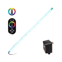 LumiNight Pond and Landscape Lighting - 36" Color Changing Low-Voltage Light Bar (w/ remote) with Transformer and Remote - E36CCLB-KIT