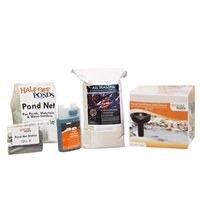 Small Fall and Winterization Bundle with Pond Net, Deicer, Cold Weather Fish Food and Cold Water Bacteria - FWKITSML