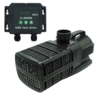 Variable Flow 5800 Submersible Pump for Ponds, Waterfalls, and Streams 5,800 Max GPH