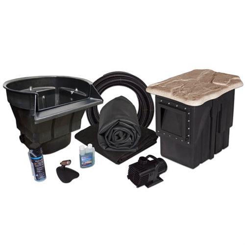 MDP8 - 15' x 15' PondBuilder Crystal 4000 Medium EPDM Pond Kit