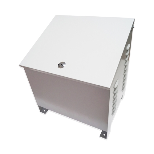 Ground-Mounted Cabinet with Cooling Fan Assembly for Rocking Piston Aeration Compressor - PA-RP-CAB