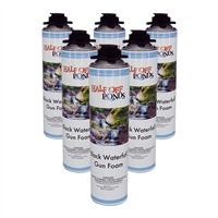 Waterfall Gun Foam - (6) Pack of 24oz Cans - GF24-6PK