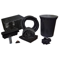 PMANB0 - Simply Waterfalls 4000 Pond Free Kit with MatrixBlox, 15' x 25' EPDM Liner and 4,000 GPH Pump