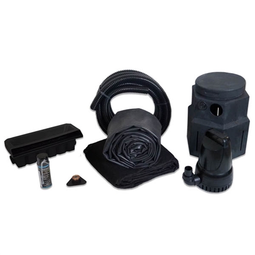 PMDP4 - Pond Free Cascade 4100 Waterfall Kit with 15' x 20' EPDM Liner and 4,100 GPH Pump