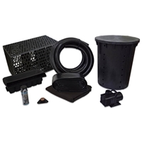 PVCPMANB3 - Simply Waterfalls 4000 Pond Free Kit with MatrixBlox, 10' x 20' PVC Liner and 4,000 GPH Pump