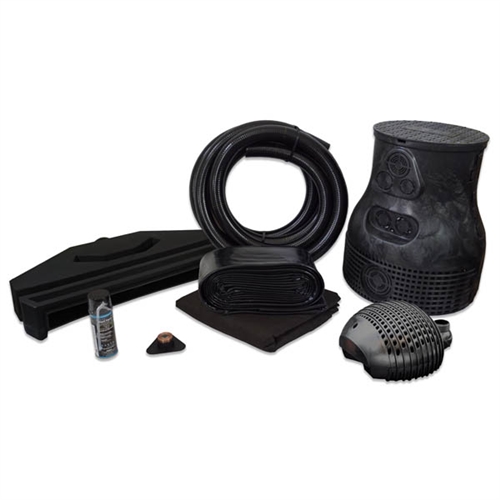 PVCPMBS4 - Pond Free Complete PRO 5000 Waterfall Kit with 15' x 20' PVC Liner and 5,000 GPH Pump