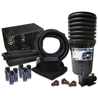 Simply Waterfalls 10000 Pond Free Kit with MatrixBlox, 10' x 30' PVC Liner and 10,000 GPH Pump - PVCPMTHB9