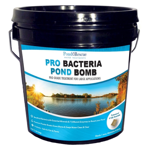 Anjon Manufacturing - RPBP-0.5-8LB - Pro Bacteria Pond Bomb (16) 1/2LB Bags Professional Grade Pond Booster for Large Applications