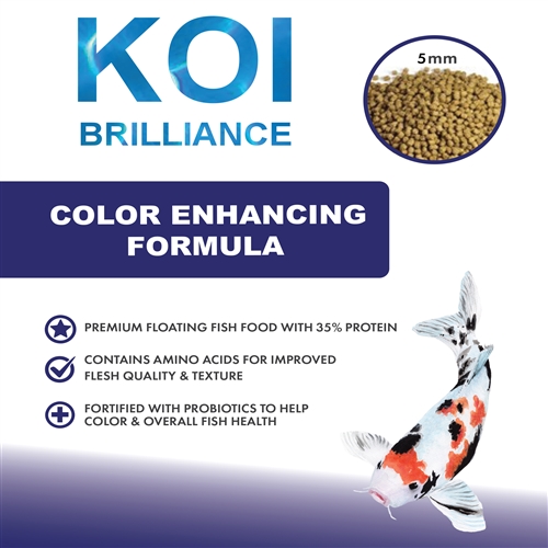 Thrive Koi Nutrition - Koi Brilliance Color Enhancing Formula, 20 LB