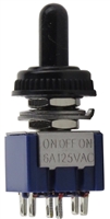 Mini Toggle Switch - YC-206-AYD - 6-Pin - 3 Position (On/Off/On)