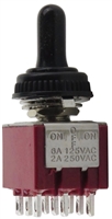 Mini Toggle Switch - YC-306-AYD - 9-Pin - 3 Position (On/Off/On)