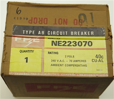 NE223070 FPE CIRCUIT BREAKER