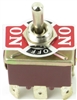 Toggle Switch - YC-215-AYD - Spade - 2-Pole - Maintained - 3 Position (On/Off/On) - 15A