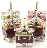 Toggle Switches 2/3 Position 1-4 Pole 15-32 Amp Spade Screw Termination Maintained Momentary Switch Action, YC-115-AXD, YC-115-AXW, YC-115-AYD, YC-115-AYW, YC-115-OXW, YC-115-OYD, YC-115-OYW, YC-132-AXD, YC-132-AXW, YC-132-AYD, YC-132-AYW, YC-132-OXW,