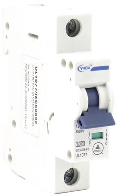 YC-1-1C YuCo CIRCUIT BREAKER 1P 1A 120/277V C CURVE