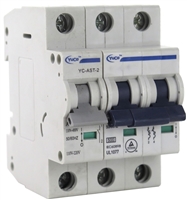 YC-1-2C-AST-2 YuCo CIRCUIT BREAKER 2P 1A 277/480V C CURVE  TUV CERTIFICATED UL 1077 CSA C22.2