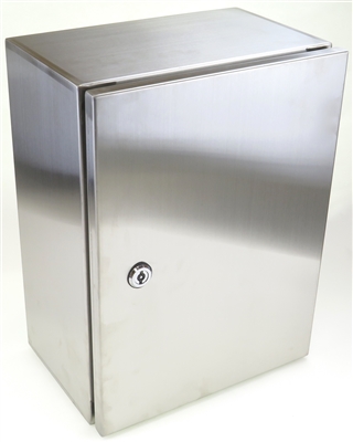 YuCo  YC-12x10x6-SS-UL-FE Fully Enclosed Stainless Steel Enclosure