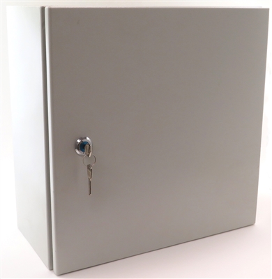 YuCo YC-16x12x8-UL-EL-2-KF NEMA 4 Enclosure with Lock and Keys