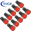 YuCo YC-22R-1 EUROPEAN STANDARD TUV CE LISTED 22MM LED PANEL MOUNT INDICATOR LAMP RED 24V AC/DC