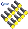 BOX OF 10 YuCo YC-22Y-1 EUROPEAN STANDARD TUV CE LISTED 22MM LED PANEL MOUNT INDICATOR LAMP YELLOW 24V AC/DC