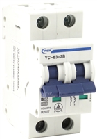 YC-63-2B YuCo CIRCUIT BREAKER 2P 63A 277/480V B CURVE