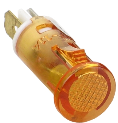 PACK OF 10 YuCo YC-9TPT-5A-12-10 AMBER LED 9MM 12V AC/DC