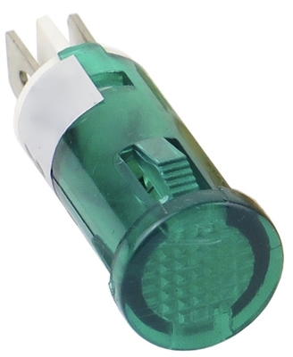 PACK OF 10 YuCo YC-9TPT-5G-12-10 GREEN LED 9MM 12V AC/DC