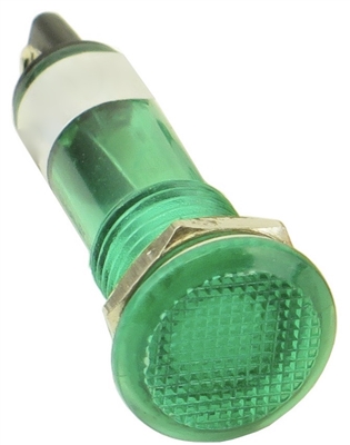 PACK OF 10 YuCo YC-9TRL-5G-12-10 GREEN LED 9MM 12V AC/DC