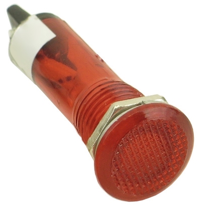 PACK OF 10 YuCo YC-9TRL-5R-220-10 RED LED 9MM 220V AC/DC