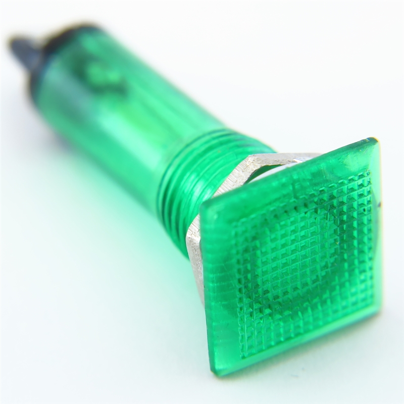 PACK OF 10 YuCo YC-9TRL-6G-12-10 GREEN LED 9MM 12V AC/DC