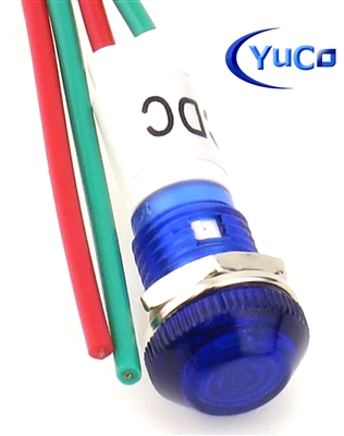 PACK OF 10 YuCo YC-9WRT-23B-120-N-10 BLUE LED 9MM 120V AC/DC