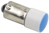 YC-B9B-B-48 9mm B9B LED Bayonet Indicator Light Bulb - 48V - Blue