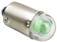 YC-B9E-G-3 9mm B9E LED Bayonet Indicator Light Bulb - 220V - Green