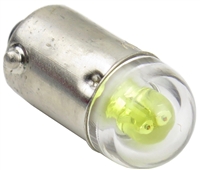 YC-B9E-Y-1 9mm B9E LED Bayonet Indicator Light Bulb - 24V - Yellow