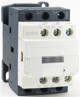 Yuco Replacement Contactor LC1D18 with 24V Coil