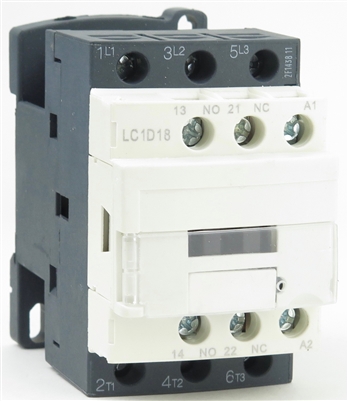 Yuco Replacement Contactor LC1D18 with 120V Coil