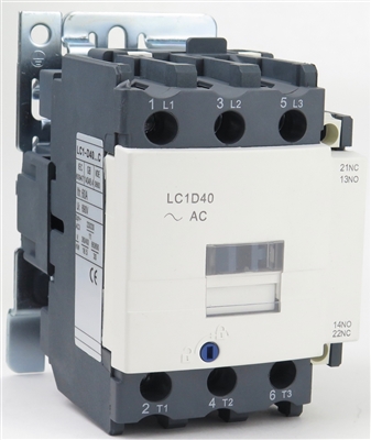 Yuco Replacement Contactor LC1D40 with 24V Coil