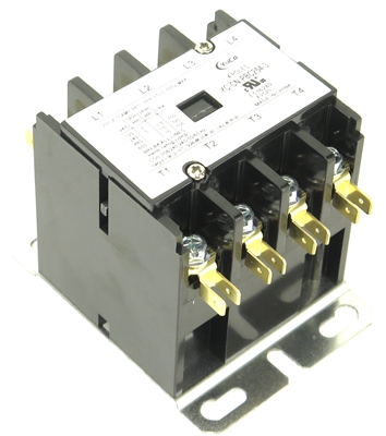 YuCo YC-CN-PBC254-3 Definite Purpose Contactor 25A 4P 240V Coil fits SA-4P-25A-240V