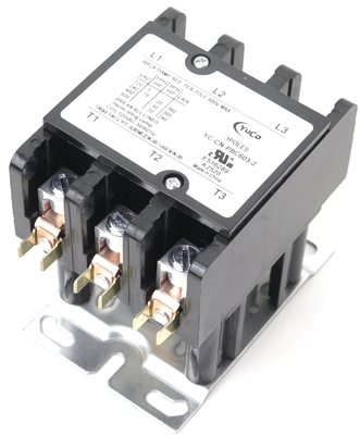 YuCo YC-CN-PBC603-2 CN-PBC603-120V Definite Purpose Contactor 60A 3P 120V Coil fits SA-3P-60A-120V