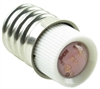 YC-E14N-R-2 14mm E14 LED Lamp Screw Base Indicator Bulb - 110V - Red