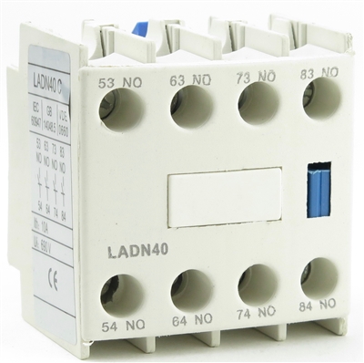 YC-LADN40 Yuco Replacement Auxiliary Contact Block 4NO