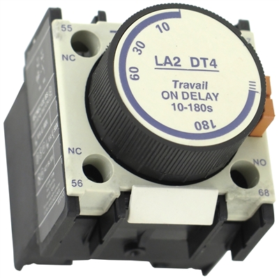 YC-PT-LA2DT4 DIRECT REPLACEMENT FITS SQD / TELEMECANIQUE LA2DT4 & LADT4 ON DELAY PNEUMATIC TIMER 10-180S