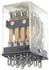 YC-REC-4P3A-1 PBC-REC-4P3A-24VAC ICE CUBE GENERAL PURPOSE RELAY DRY CIRCUIT SQUARE BASE 14-BLADE 4PDT 3AMP 24V-COIL MY4